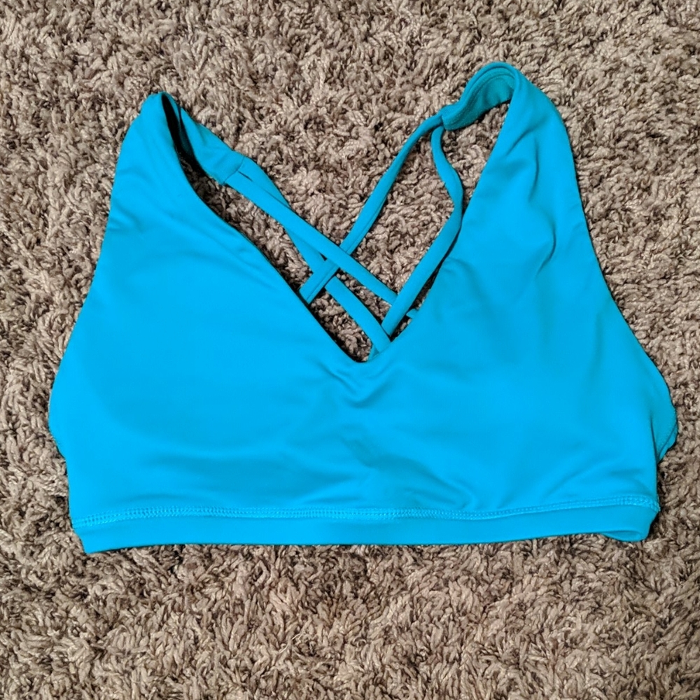 P'tula Veronica Brazil Blue Sports Bra